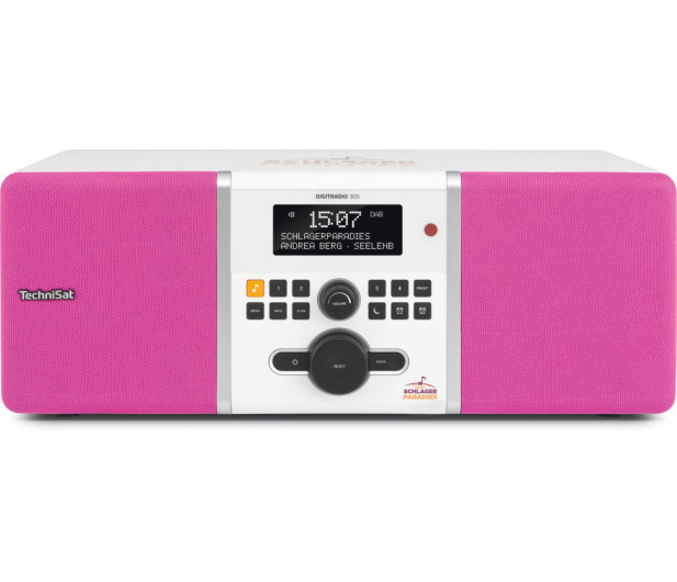 TechniSat RADIO DAB+ TECHNISAT DIGITRADIO 305, BIAŁO-RÓŻOWY # - 1464296 - zdjęcie